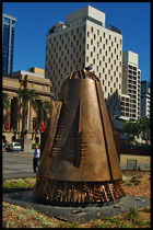 Sculpture at King George Square, Brisbane, QLD, Australia