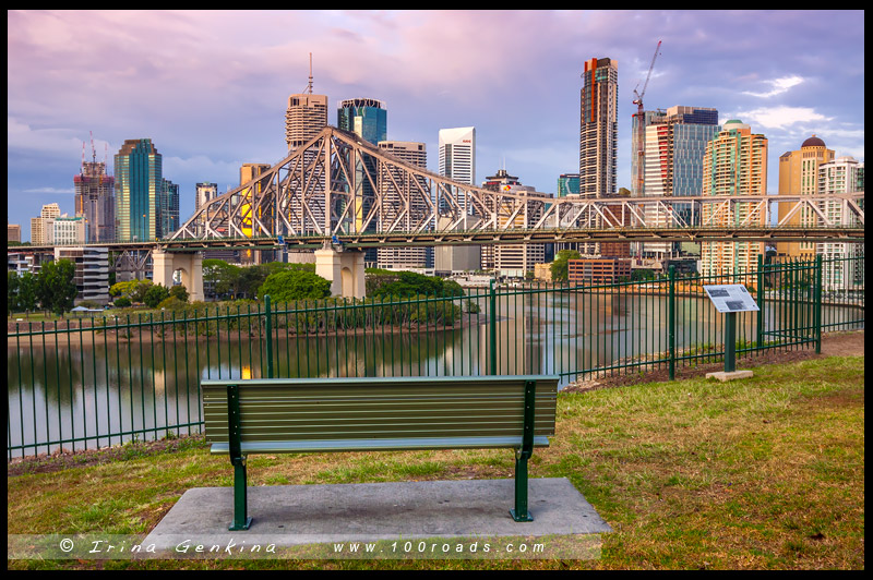 Стори Бридж, Story Bridge, Брисбен, Brisbane, Квинсленд, Queensland, Австралия, Australia