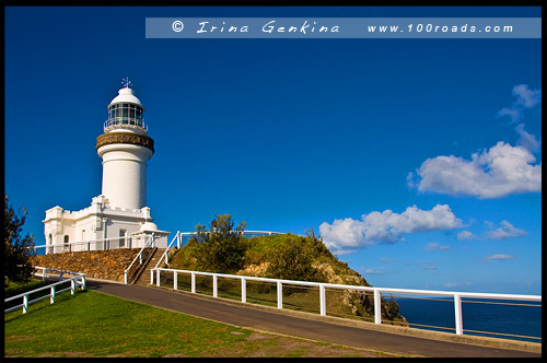 Маяк на Мысе Байрон, The Cape Byron Lighthouse, Мыс Байрон, Cape Byron, Байрон Бэй, Byron Bay, Новый Южный Уэльс, NSW, Австралия, Australia