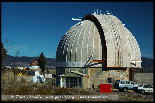 Здание 74 дюймового Рефлектора, Обсерватория Маунт-Стромло, Mount Stromlo Observatory, Канберра, Canberra, Австралийская столичная территория, ACT, Австралия, Australia