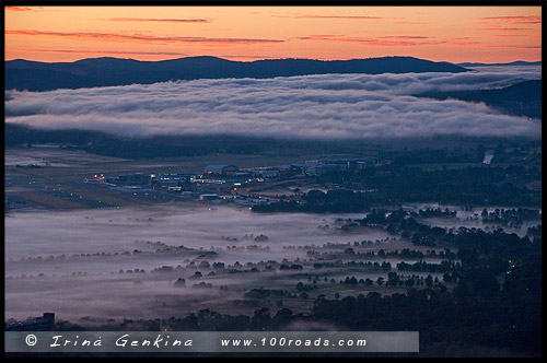 Вид с горы Эйнсли, View from Mount Ainslie, Канберра, Canberra, Австралийская столичная территория, ACT, Австралия, Australia