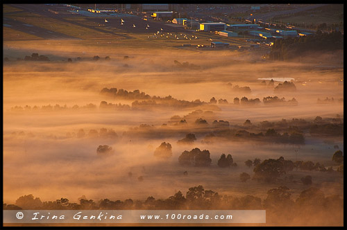 Вид с горы Эйнсли, View from Mount Ainslie, Канберра, Canberra, Австралийская столичная территория, ACT, Австралия, Australia