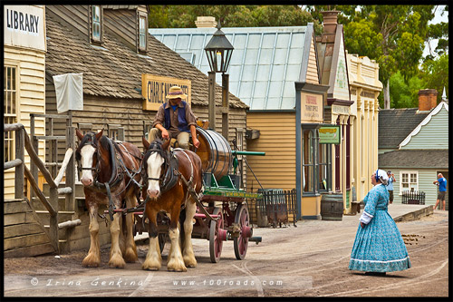 Соверен Хилл, Sovereign Hill, Балларат, Ballarat, Виктория, Victoria, Австралия, Australia