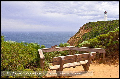 Маяк на Мысе Шанк, Cape Schanck Lighthouse, Полуостпов Монингтон, Mornington Peninsula, Виктория, Victoria, VIC, Австралия, Australia