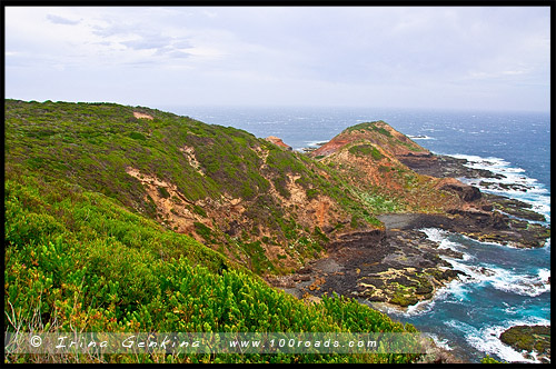 Мыс Шанк, Cape Schanck, Полуостпов Монингтон, Mornington Peninsula, Виктория, Victoria, VIC, Австралия, Australia