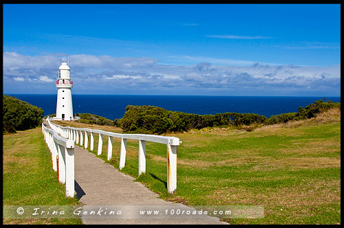 Маяк Мыса Отвей, Cape Otway Lighthouse, Великая Океанская Дорога, Great Ocean Road, Виктория, Victoria, VIC, Австралия, Australia