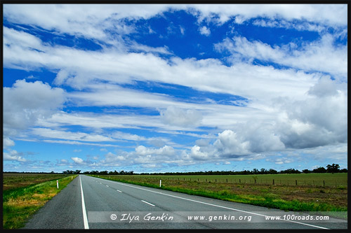 Трасса Стюрт, Sturt HWY, Новый Южный Уэльс, NSW, Австралия, Australia