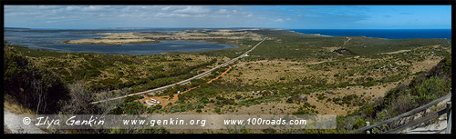 Вид на восточную часть острова с Prospect Hill, Остров Кенгуру, Kangaroo Island, Южная Australia, South Australia, Австралия, Australia