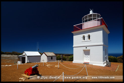 Маяк Мыс Борда, Cape Borda Lighthouse, Остров Кенгуру, Kangaroo Island, Южная Australia, South Australia, Австралия, Australia