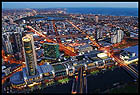 City at Night, View from the Rialto Towers, Мельбурн, Melbourne, штат Виктория, Victoria, Австралия, Australia