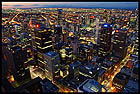 City at Night, View from the Rialto Towers, Мельбурн, Melbourne, штат Виктория, Victoria, Австралия, Australia