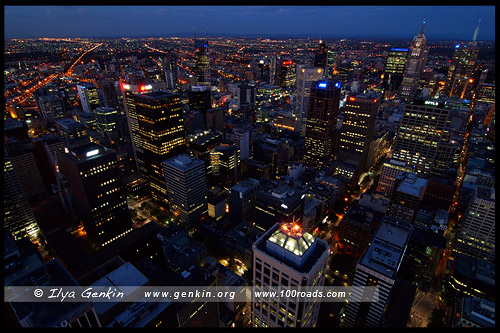 Вид на Мельбурн, Риалто Тауэрс, Rialto Towers, Мельбурн, Melbourne, Австралия, Australia