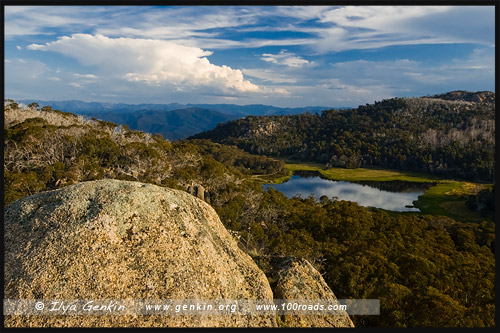 Вид на Озеро Катани (Lake Catani), Национальный парк Горы Баффало, Mt Buffalo NP, Виктория, Victoria, Австралия, Australia