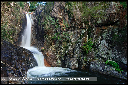 Нижний Водопад Ролласонс, Lower Rollasons Falls, Национальный парк Горы Баффало, Mt Buffalo NP, Виктория, Victoria, Австралийские Альпы, Australian Alps, Австралия, Australia