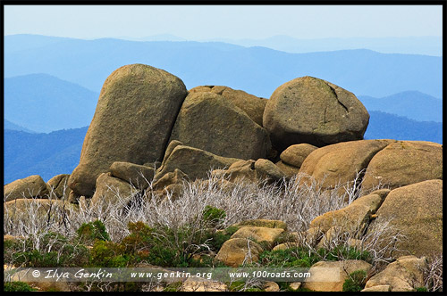 Могила Магомета, Mahomets Tomb, Национальный парк Горы Баффало, Mt Buffalo NP, Виктория, Victoria, Австралийские Альпы, Australian Alps, Австралия, Australia