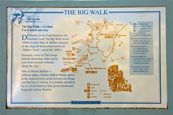 Схема трека The Big Walk, Национальный парк Горы Баффало, Mt Buffalo NP, Виктория, Victoria, Австралия, Australia