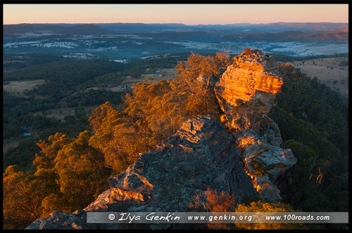 <Стены Хассанс, Hassans Walls, Литгоу, Lithgow, Новый Южный Уэльс, NSW, Австралия, Australia