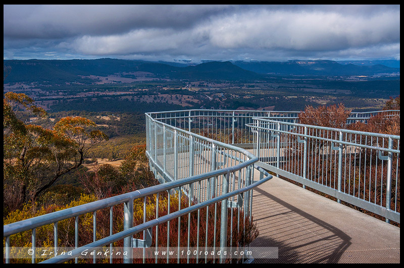 Стены Хассана, Hassans Walls, Литгоу, Lithgow, Голубые Горы, Blue Mountains, Новый Южный Уэльс, NSW, Австралия, Australia