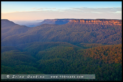 Три сестры, Three Sisters, Эхо поинт, Echo Point, Катумба, Katoomba, Голубые Горы, Blue Mountains, Новый Южный Уэльс, NSW, Австралия, Australia