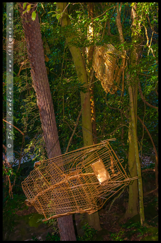 Скульптура в Живописном Мире, Sculpture at Scenic World, Катумба, Katoomba, Голубые Горы, Blue Mountains, Новый Южный Уэльс, NSW, Австралия, Australia