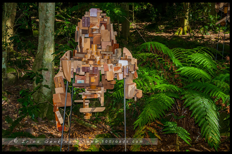 Скульптура в Живописном Мире, Sculpture at Scenic World, Катумба, Katoomba, Голубые Горы, Blue Mountains, Новый Южный Уэльс, NSW, Австралия, Australia