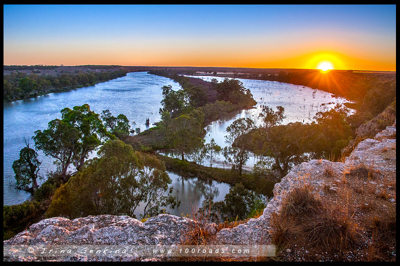 Река Мюррей, Murray River, Южная Австралия, South Australia, Австралия, Australia