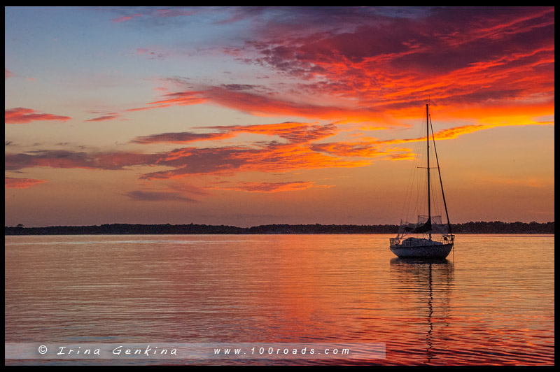 Озеро Маккуори, Lake Macquarie, Новый Южный Уэльс, New South Wales, Австралия, Australia