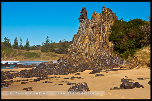 Глассхауз Рокс, Glasshouse Rocks, Нарума, Narooma, Новый Южный Уэльс, NSW, Австралия, Australia