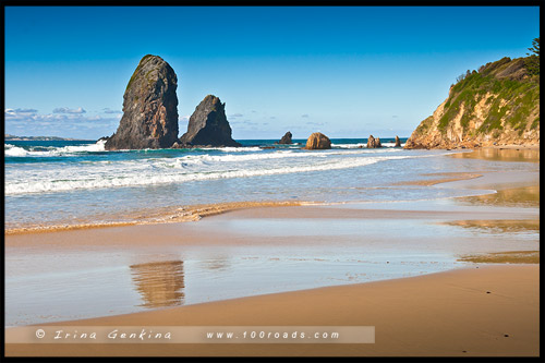 Глассхауз Рокс, Glasshouse Rocks, Нарума, Narooma, Новый Южный Уэльс, NSW, Австралия, Australia