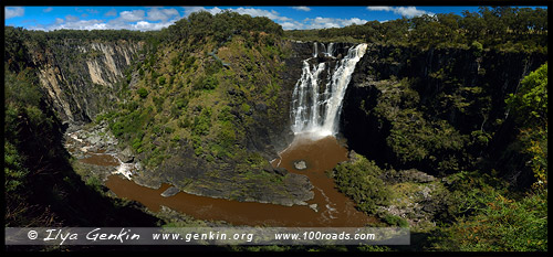 Водопад Апслей, Apsley Falls, Валча, Волка, Walcha, Новая Англия, New England, Новый Южный Уэльс, New South Wales, NSW, Австралия, Australia