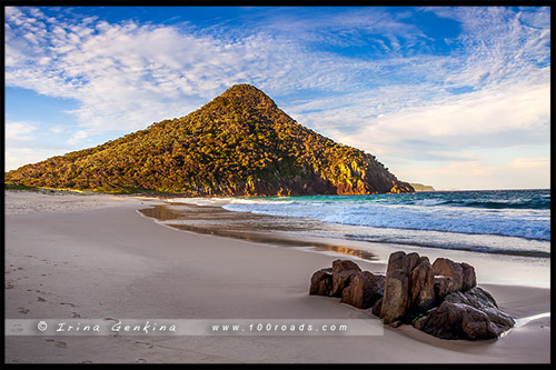 Рассвет, Бухта Нельсона, Nelson Bay, Порт Стивенс, Порт Стефенс, Port Stephens, Новый Южный Уэльс, NSW, Австралия, Australia