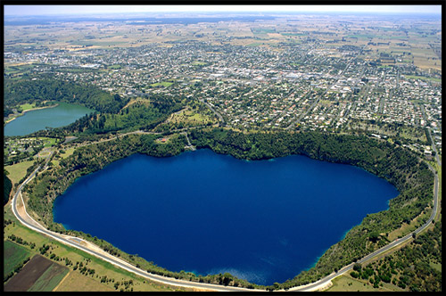 Голубое Озеро, Blue Lake, Маунт Гембер, Mount Gambier, Южная Австралия, South Australia, SA, Австралия, Australia