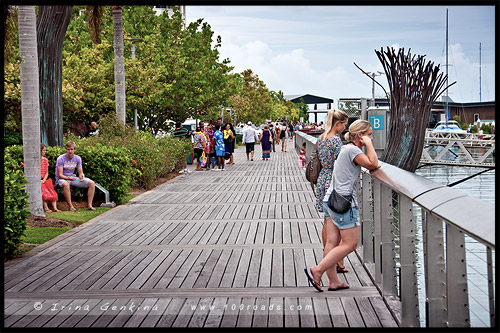 Набережная Кэрнса, Cairns Esplanade, Кэрнс, Cairns, Queensland, Квинсленд, QLD, Австралия, Australia