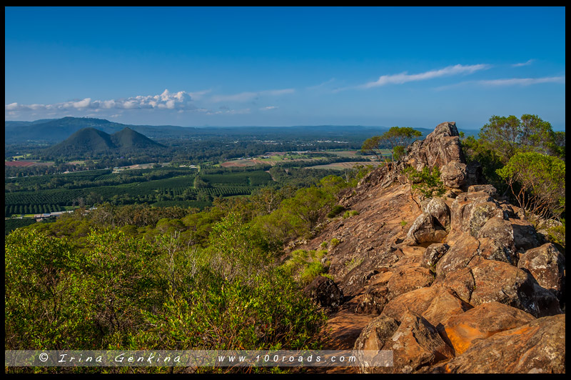 Гора Нгунгун, Mount Ngungun, Национальный парк Горы Гласс-Хаус, Glasshouse Mountains National Park, Квинсленд, Queensland, Австралия, Australia