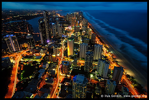 Серферс Парадайз, Surfers Paradise, Золотое побережье, Gold Coast, Квинсленд, Queensland, Австралия, Australia