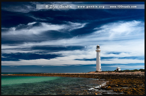 Маяк Низкая Точка, Point Lowly Lighthouse, Полуостров Айри, Eyre Peninsula, Южная Australia, South Australia, Австралия, Australia