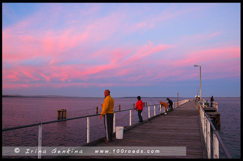 Городской пирс, Порт Линкольн, Port Lincoln, Полуостров Айри, Eyre Peninsula, Южная Australia, South Australia, Австралия, Australia