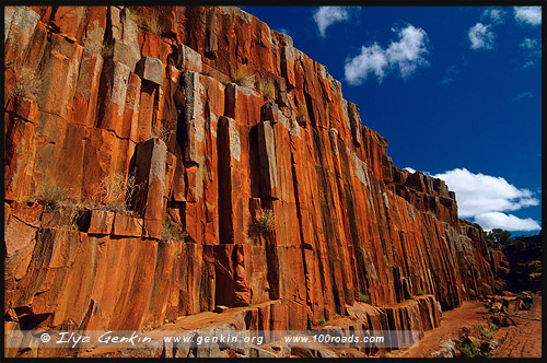 Kolay Mirica Falls, Горная цепь Гавлер, Gawler Ranges, Полуостров Эйр, Eyre Peninsula, Южная Australia, South Australia, Австралия, Australia