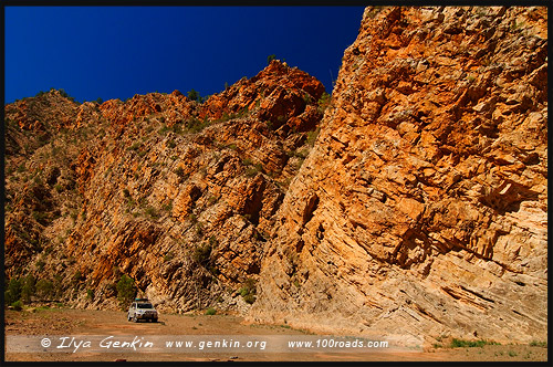 Ущелье Брачина, Brachina Gorge, Северная цепь гор Флиндерс, Northern Flinders Ranges, Аутбек, Аутбэк, Outback, Южная Australia, South Australia, Австралия, Australia