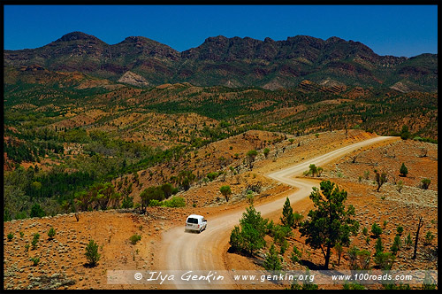 Долина Бунеру, Bunyeroo Valley, Северная цепь гор Флиндерс, Northern Flinders Ranges, Аутбек, Аутбэк, Outback, Южная Australia, South Australia, Австралия, Australia