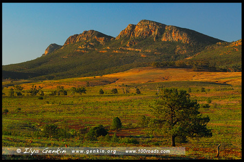 Station Hill Lookout, Северная цепь гор Флиндерс, Northern Flinders Ranges, Аутбек, Аутбэк, Outback, Южная Australia, South Australia, Австралия, Australia