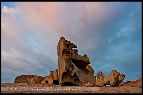 Выдающийся Скалы, Remarkable Rocks, Остров Кенгуру, Kangaroo Island, Южная Австралия, South Australia, Австралия, Australia