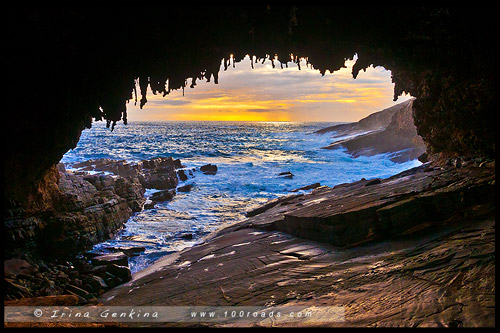 Адмиральская арка, Admirals Arch, Остров Кенгуру, Kangaroo Island, Южная Австралия, South Australia, Австралия, Australia