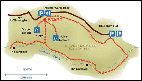 Трек, Ущелье Аллигатора, Alligator Gorge, Маунт Ремаркабл, Mt Remarkable, Южная Australia, South Australia, Австралия, Australia