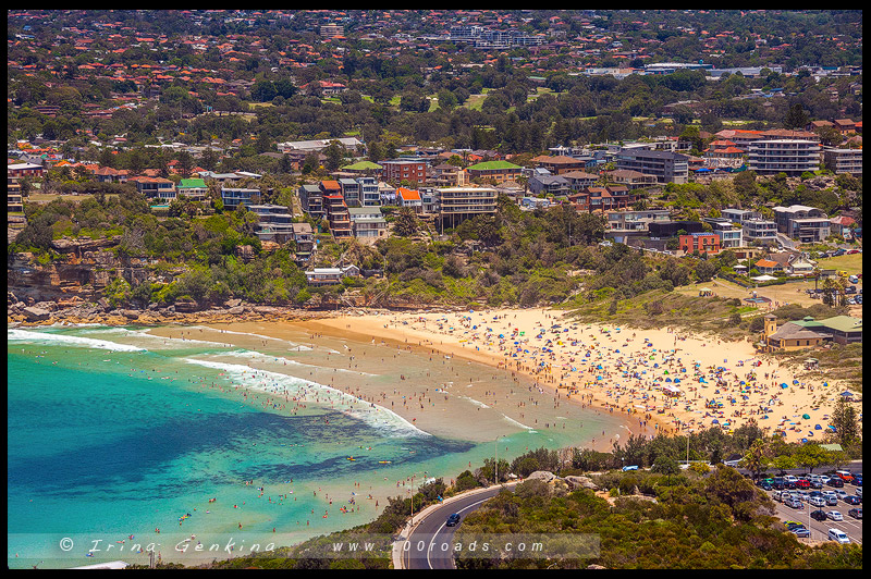 Пляж Бронти, Bronte Beach, Восточные пляжи, East Beaches, Сидней, Sydney, Новый Южный Уэльс, New South Wales, Австралия, Australia