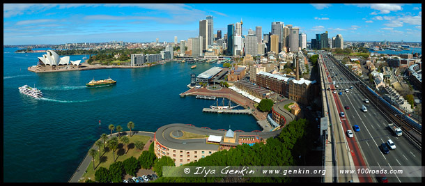 Круговая Набережная, Круглый Причал, Circular Quay, Район Рокс, Скалы, The Rocks, Сидней, Sydney, Австралия, Australia