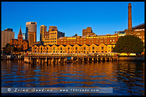 Бухта Кэмпбелл, Campbell Cove, Район Рокс, Скалы, The Rocks, Сидней, Sydney, Австралия, Australia