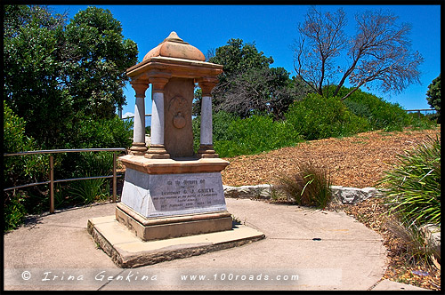 Грив Мемориал, Grieve Memorial, Парк, Провал, The Gap, Мыс Южная Голова, South Head, Вотсонс Бэй, Watsons Bay, Сидней, Sydney, Австралия, Australia