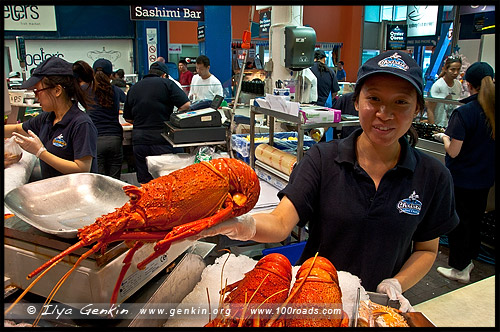 Сиднейский Рыбный Рынок, Sydney Fish Market, Пирмонт, Pyrmont, Сидней, Sydney, Австралия, Australia