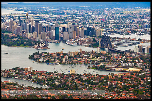 Полет над Сиднеем, Сидней, Sydney, Австралия, Australia